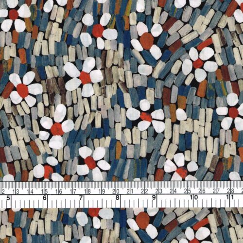 Liberty Fabric Tana Lawn Daisy Safari A-EC 1.5m Remnant (Box P) - Image 3