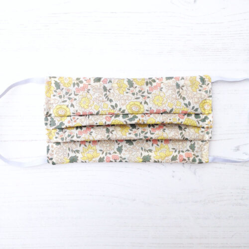Liberty Fabric Face Covering in Danjo Dandelion