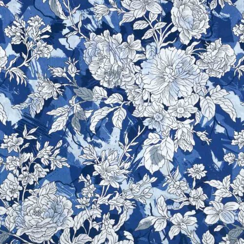 Liberty Fabric Tana Lawn Dreamscape A 1.3m Remnant (Box C)