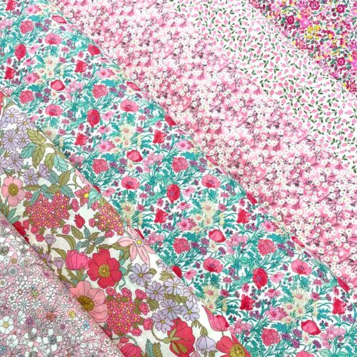 English Paper Piecing Hexagon Shopping Bag Fabric Bundle