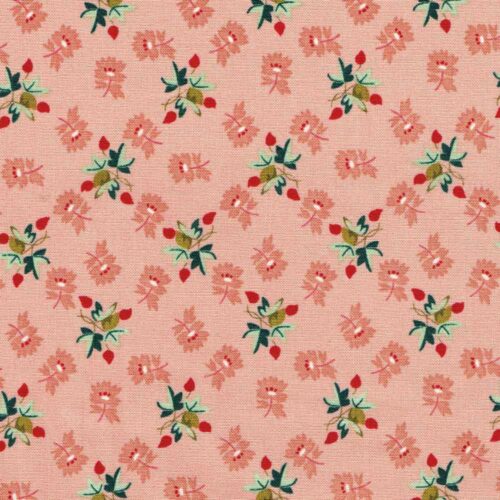 Ellie's Quilt Place Fabric Maple Leaf Frosted Pink
