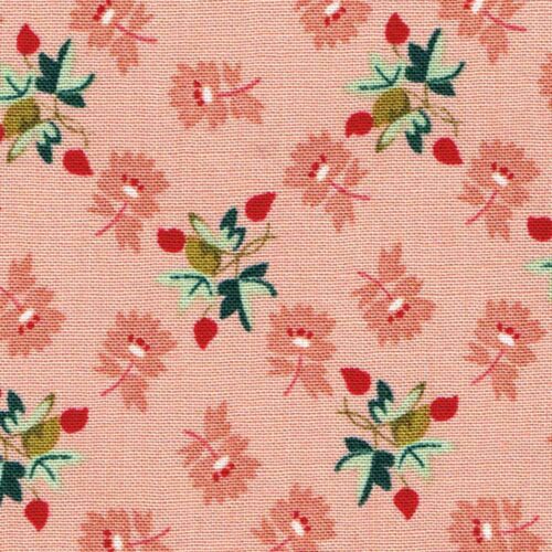 Ellie's Quilt Place Fabric Maple Leaf Frosted Pink - Image 2