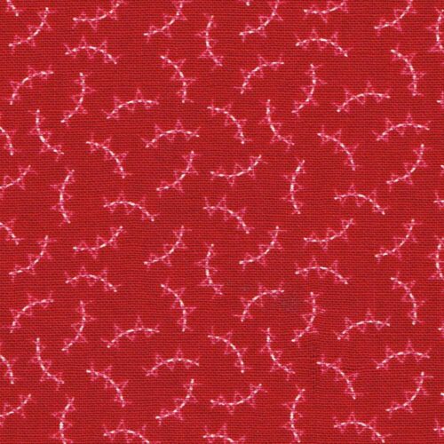 Ellie's Quilt Place Fabric Zigzag Rosehip - Image 2
