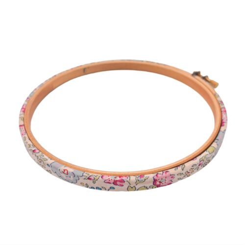 Liberty Tana Lawn® Felicite Pink Covered 6" Wooden Embroidery Hoop