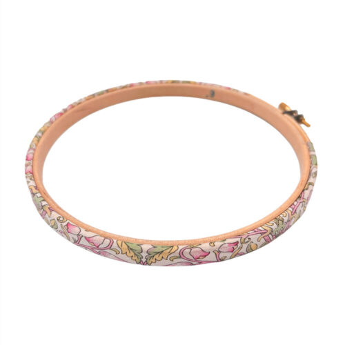 Liberty Tana Lawn® Lodden Pink Covered 6" Wooden Embroidery Hoop