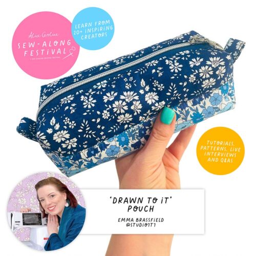 Drawn To It Pouch by Emma Brassfield: Fabric & Equipment Requirements