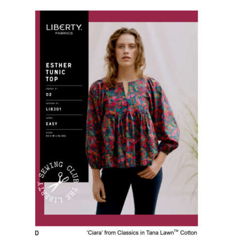 Liberty Dress Pattern Esther Tunic Top