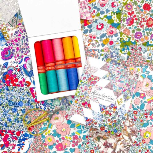 Floral Mosaic Aurifil Threads