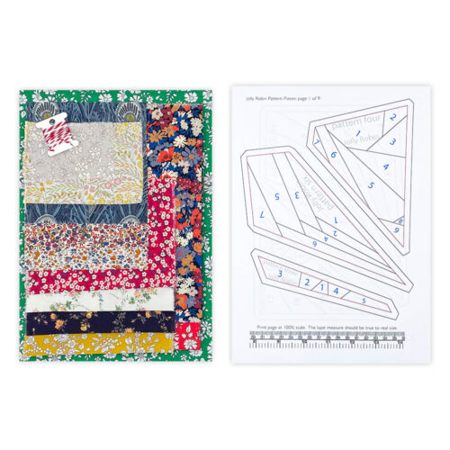 Jolly Robin FPP Fabric Bundle Only - Instructions included with our Christmas Sew-Along Festival - Image 3