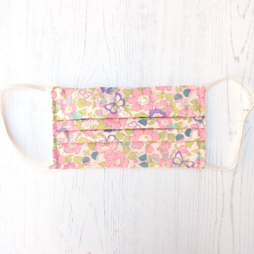 Liberty Fabric Face Covering in Betsy Butterfly Blossom