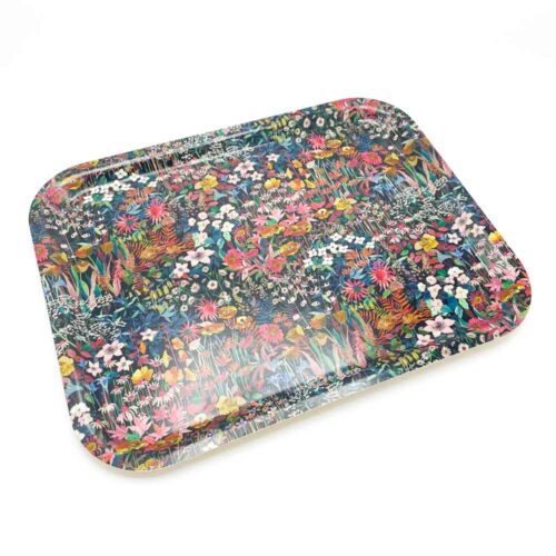 Large Tray In Liberty Faria Flowers - Image 2