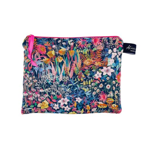 Faria Flowers Liberty Print Travel Pouch By Alice Caroline