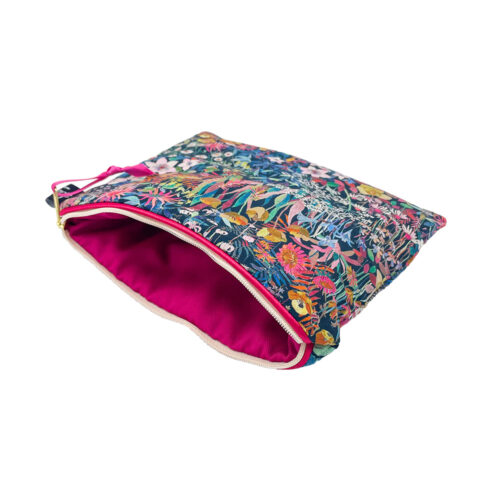 Zip Purse For Travel In Liberty Floral Print