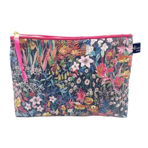 Liberty Matte PVC Coated Wash Bag in Faria Flowers