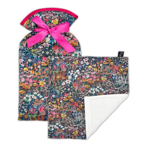 Faria Flowers Soft Accessories Bundle | Hot Water Bottle + Face Cloth