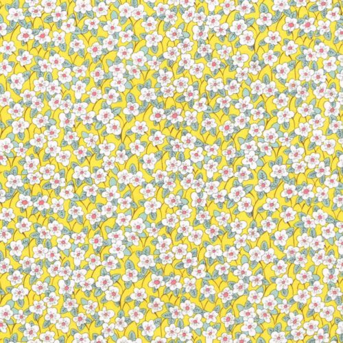 Liberty Tana Lawn Fabric Ffion B Yellow