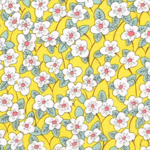 Liberty Tana Lawn Fabric Ffion B Yellow - Image 2
