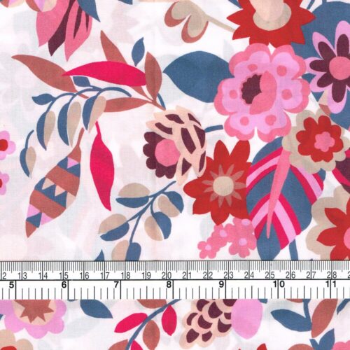 Liberty Fabric Tana Lawn Floral Ballet A 1.85m Remnant (Box P) - Image 2