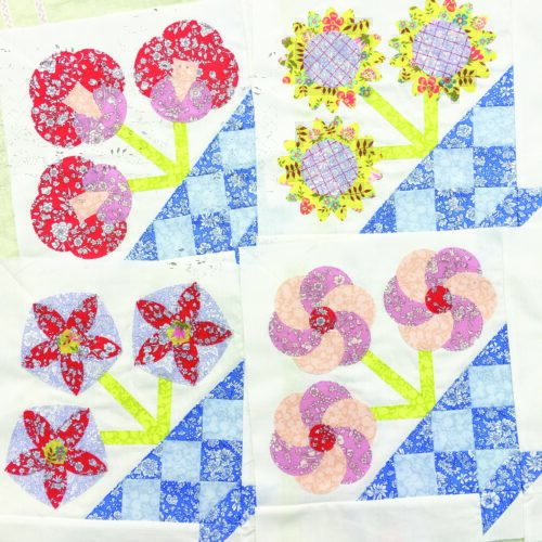 Floral Fantasy Kit 3 Alice Caroline Quilt Block