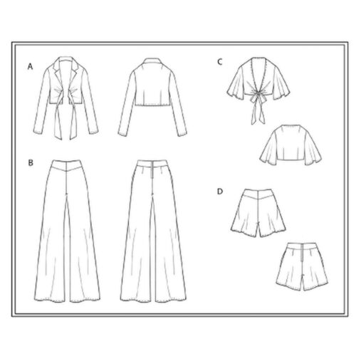 Liberty Dress Pattern Florence Palazzo Suit - Image 3