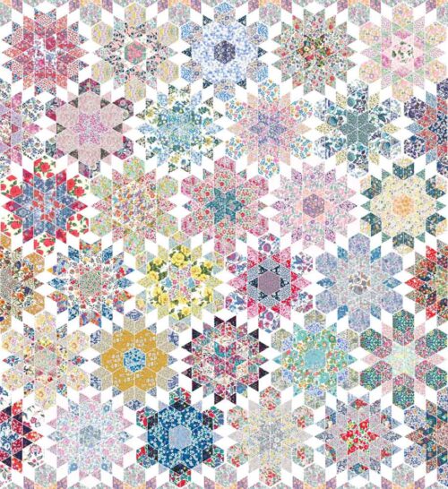 Flower Garden Quilt BOM - Monthly and Quarterly