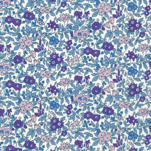 Liberty Quilting Cotton Fabric Forget-Me-Not Blossom A