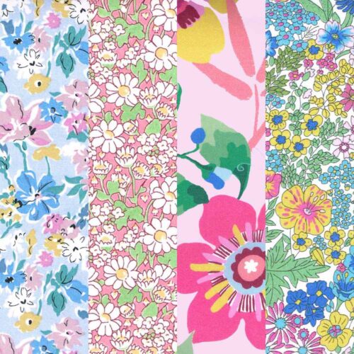 Liberty Pink and Blue Fat Quarter Bundle