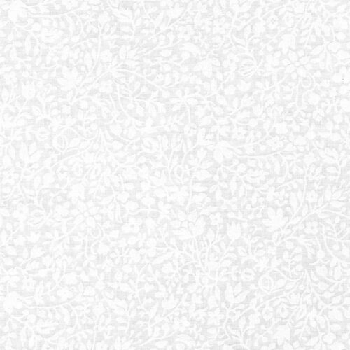 Liberty Quilting Collection White On White Garden Walk