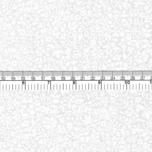 Liberty Quilting Collection White On White Garden Walk - Image 4