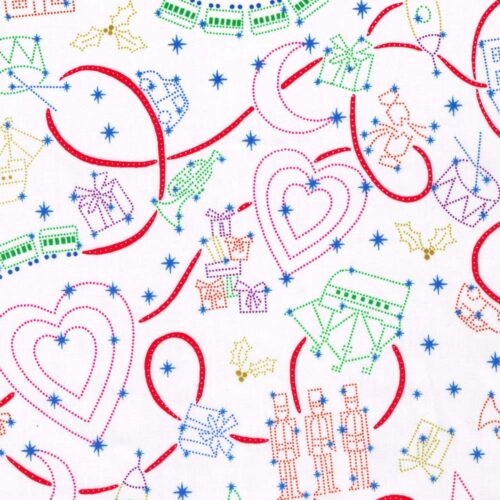 Gift Express Remnant Liberty Tana Lawn Fabric | Christmas Fabric
