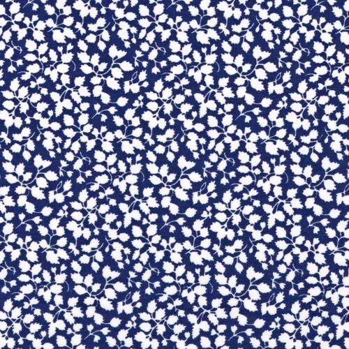 Liberty Fabric Glenjade N Navy Tana Lawn