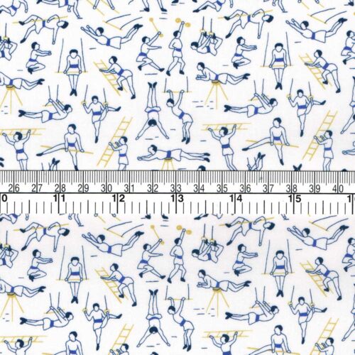 Liberty Tana Lawn® Fabric Gymnasium A 1m Remnant (LR) - Image 3