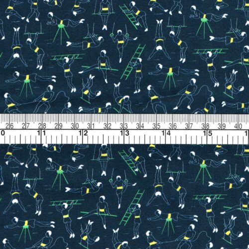 Liberty Tana Lawn® Fabric Gymnasium B 1m Remnant (LR) - Image 3