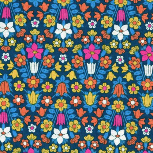Liberty Quilting Cotton Hampstead Meadow A 2m Remnant (Box D)