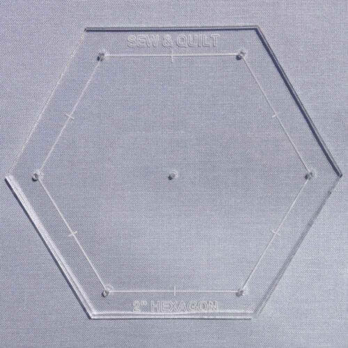 Hexagon Acrylic Cutting Template