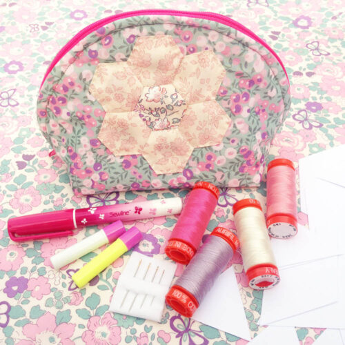 Liberty Fabric Honeycomb Purse Kit