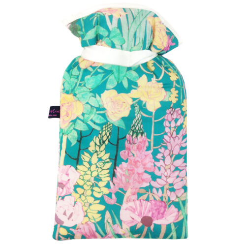 Hot Water Bottle Anna's Garden Teal - Image 3