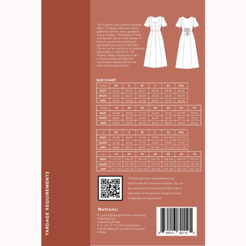Friday Pattern Co The Hughes Dress Sewing Pattern - Image 4