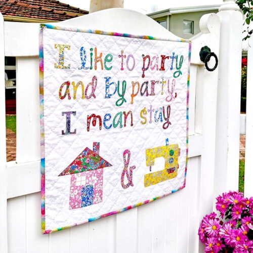 'I Like To Party' Mini Quilt by Jemima Flendt: Fabric & Equipment Requirements - Image 3