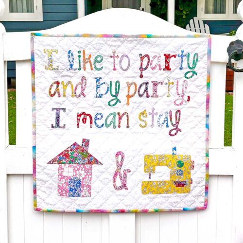 'I Like To Party' Mini Quilt by Jemima Flendt: Fabric & Equipment Requirements - Image 4