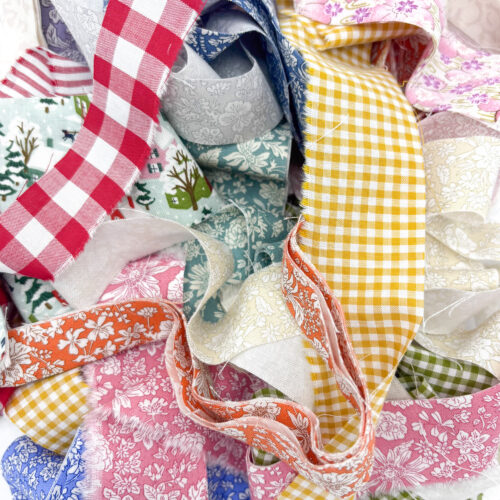 SALE Quilting Cotton Multi-Coloured Ribbons 100g