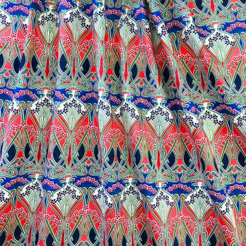 Liberty fabric draped