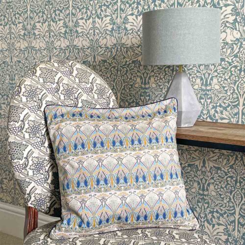 Liberty fabric cushions
