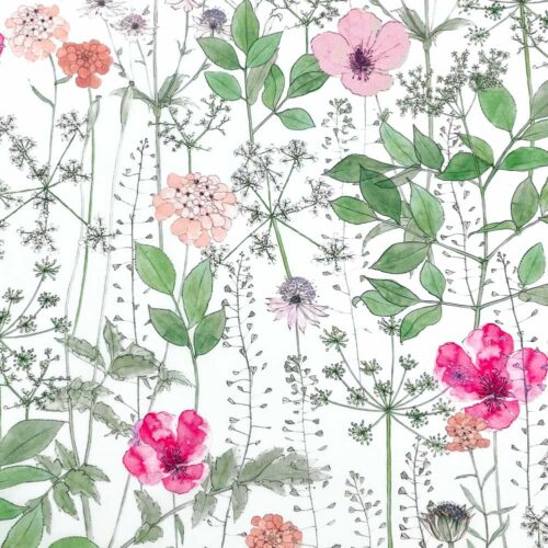 Exclusive Liberty Tana Lawn Fabric Irma Meadow X