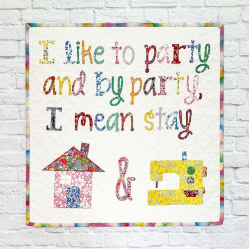 'I Like To Party' Mini Quilt by Jemima Flendt: Fabric & Equipment Requirements - Image 2