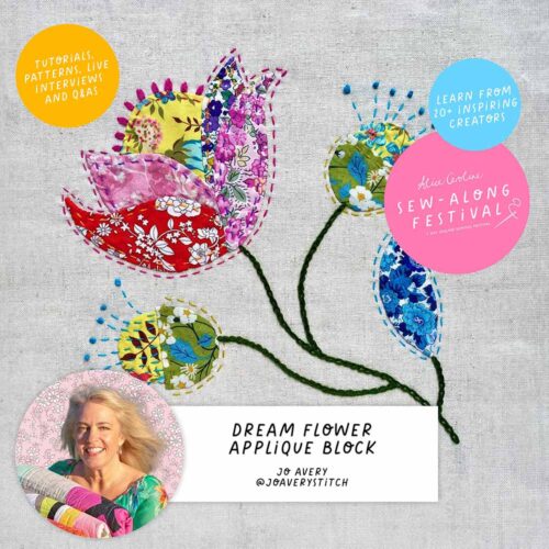 Dream Flower Appliqué Block by Jo Avery: Fabric & Equipment Requirements