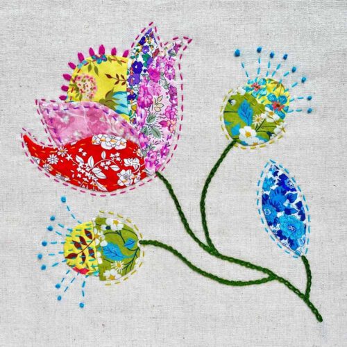 Dream Flower Appliqué Block by Jo Avery: Fabric & Equipment Requirements - Image 2