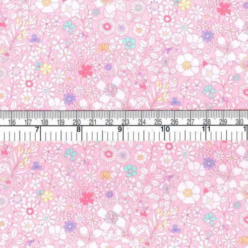 Liberty Tana Lawn Fabric June's Meadow Dolly Mixture