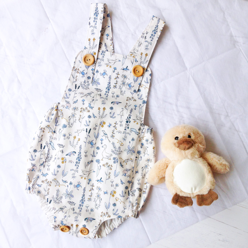Liberty Theo Baby Romper