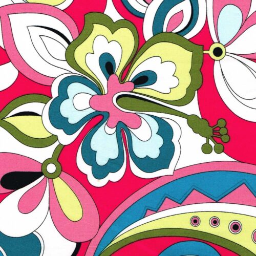 Kaufman Poplin Flower Power